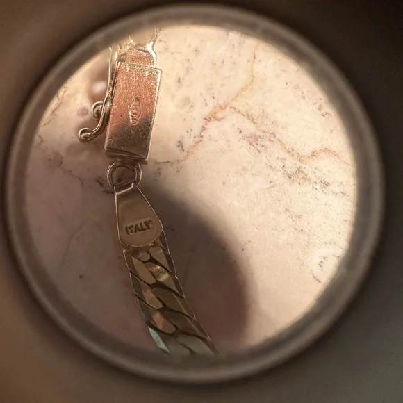 14k Herringbone Bracelet - Picture 4 of 7